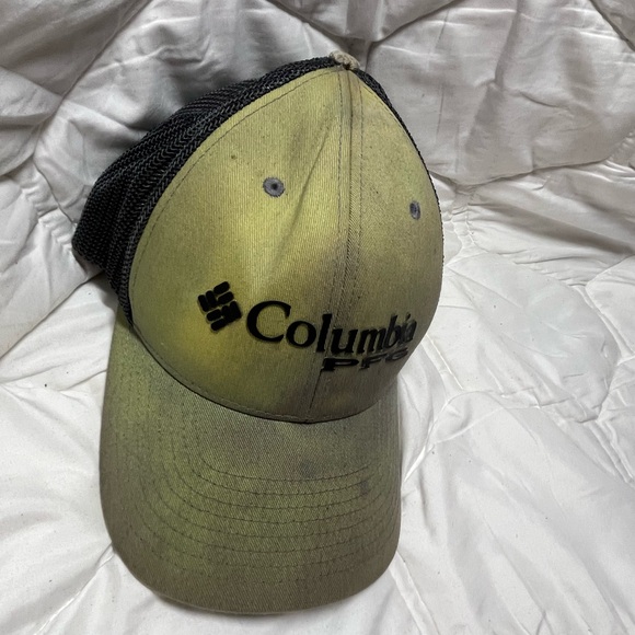 Sun Distressed Columbia Pro Yellow and Black Cap - Picture 1 of 5
